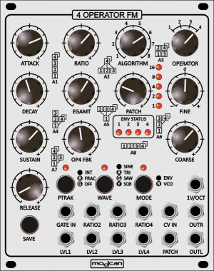 Eurorack Module 4 Operator FM from Modcan