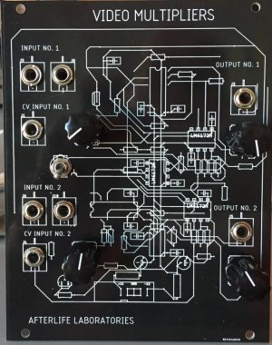 Eurorack Module Video Multiplier from Afterlife Laboratories