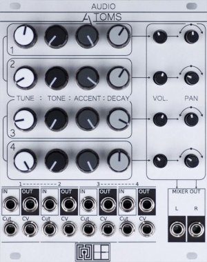 Eurorack Module 4TOMS from Larix Elektro