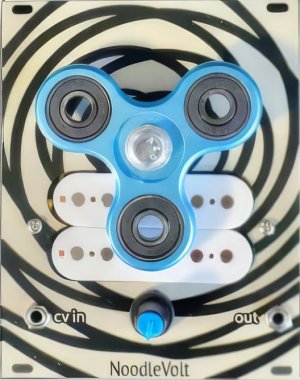 Eurorack Module FIdget Spinner - v1.5 Metal (2025 - B/W) from NoodleVolt