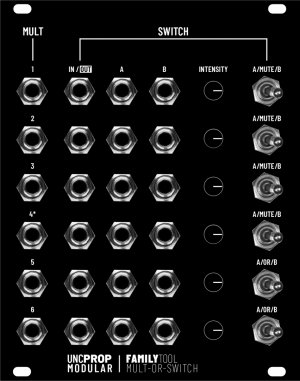 Eurorack Module UNCPROP FAMILYTOOL MULT-OR-SWITCH from Other/unknown