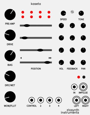 Eurorack Module Kaseta from Zlosynth Instruments