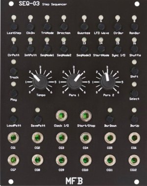 Eurorack Module SEQ-03 Step Sequencer from MFB