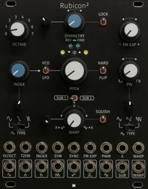 Eurorack Module Rubicon II - Black Panel from Mörk Modules