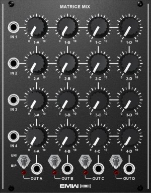 Eurorack Module MATRICE MIXER from EMW