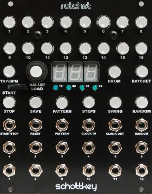 Eurorack Module Ratchet from Schottkey Modular