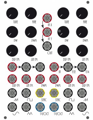 Eurorack Module Dual VCO from Other/unknown