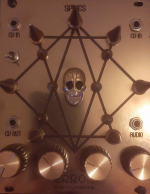 Eurorack Module Spikes Gold edition from Error Instruments