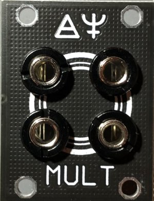 Eurorack Module Passive Mult 1U from Analog Ordnance