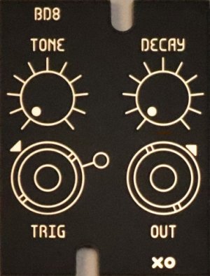 Eurorack Module BD8 (placeholder) from XODES