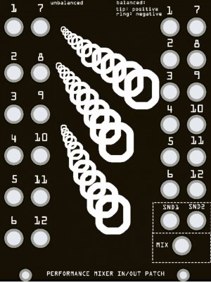 Eurorack Module Performance Mixer Patch Module from Other/unknown