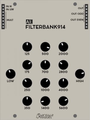 AE Modular Module FILTERBANK914 from Tangible Waves