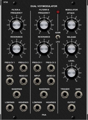 MU Module Vaporware 12345 PAiA Dual VCF/Modulator from Other/unknown