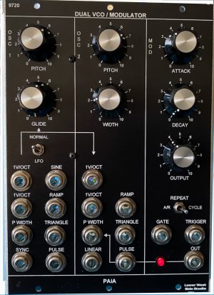 MU Module PAiA 9720 Dual VCO / Modulator - MU Retrofit from PAiA