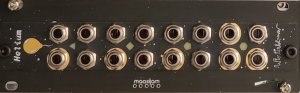 Eurorack Module Helium in a 1U Adaptor from Winterbloom