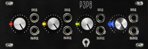 Eurorack Module "РЗРВ" black 1U from Paratek