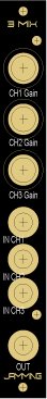 Eurorack Module 3chMixer(jamming) from Other/unknown