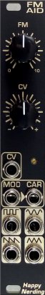 Eurorack Module FM AID (black & gold) from Happy Nerding