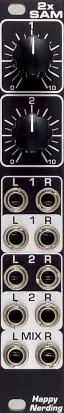 Eurorack Module 2xSAM_black from Happy Nerding