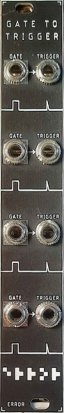 Eurorack Module Gate To Trigger from Error Instruments