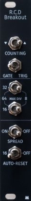 Eurorack Module Rotating Clock Divider Breakout - Black Panel from Mörk Modules