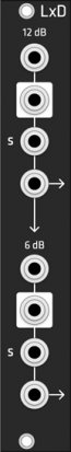 Eurorack Module LxD (Grayscale black panel) from Grayscale