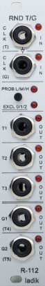 Eurorack Module r-112 Random trigs/gates  from Ladik