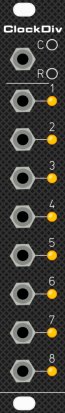 Eurorack Module ClockDivider from Electronic Things... and Stuff