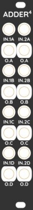 Eurorack Module Adder4 from Other/unknown