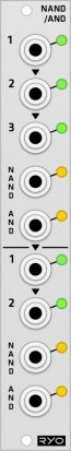 Eurorack Module Dual Discrete NAND/AND from RYO