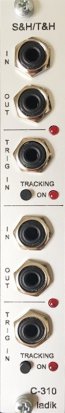 Eurorack Module C-310 Dual Opto-FET S&H/T&H from Ladik