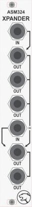 Eurorack Module ASM324 - Xpander (3I/3O) from Elby Designs