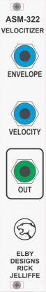 Eurorack Module ASM322 - Velocitizer from Elby Designs