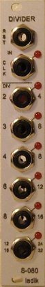 Eurorack Module S-080 Resettable divider from Ladik