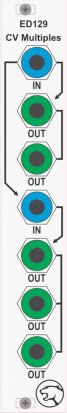 Eurorack Module ED129 - CV Multiples from Elby Designs