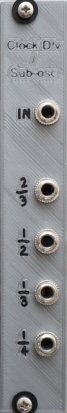 Eurorack Module dkc_clock_div from Other/unknown