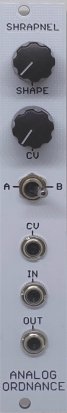 Eurorack Module Shrapnel (white) from Analog Ordnance