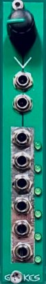 Eurorack Module Starving Binary (Green Panel) from Gieskes