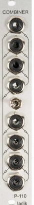 Eurorack Module P-110 Gate/trig switchable combiner from Ladik