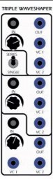 Serge Module Triple Waveshaper from Serge