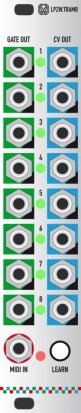 Eurorack Module TRAM8 3U from LPZW.modules