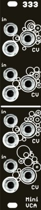 Eurorack Module 333-MiniVCA from 333modules