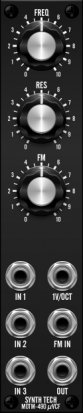 MOTM Module MOTM-490 µVCF Ladder Filter from Synthesis Technology