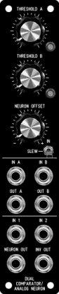 MOTM Module Dual Comparator / Analog Neuron from YuSynth