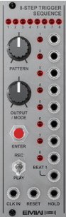 Eurorack Module 8-step Trigger Sequencer (alu) from EMW