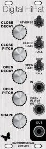 Eurorack Module Digital HiHat - synthCube from synthCube