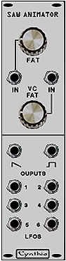 Eurorack Module Sawtooth Animator from Cynthia