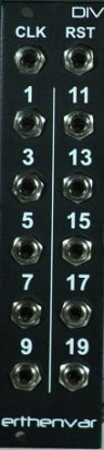 Eurorack Module DIV odd from Erthenvar