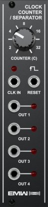 Eurorack Module CLOCK COUNTER/SEPARATOR from EMW