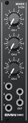 Eurorack Module Mixer 3-channel from EMW